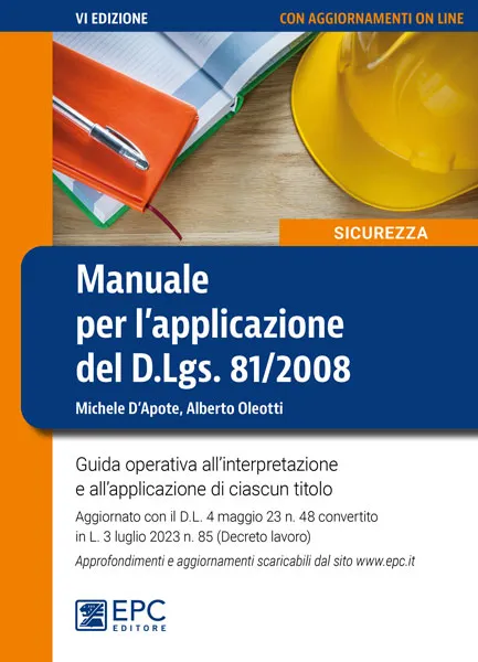 Manuale per l'applicazione del D.Lgs. 81/2008